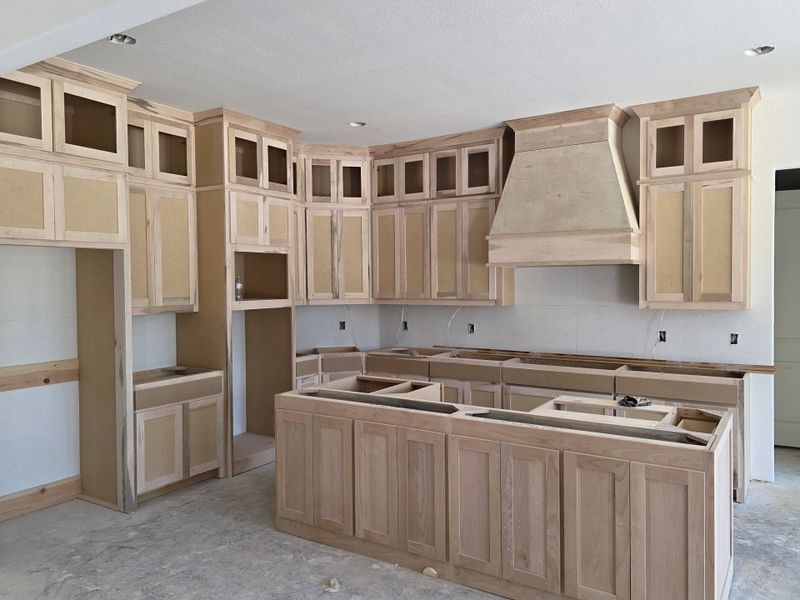 In-progress construction of a new home in Timberview Preserves, Weatherford, TX (Image 7).