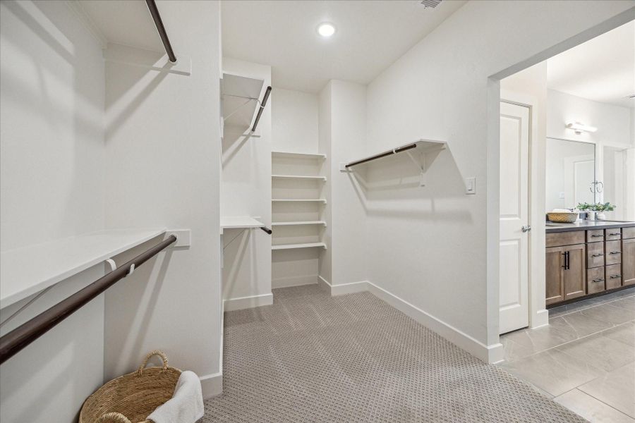 Representative photo showing community model home interior. Layout and selections may vary.