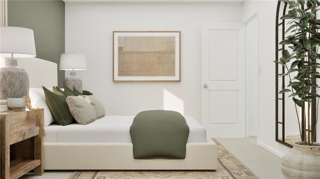 Furnished interior view inside a new home in Sugarloaf Ridge, Minneola (Image 9).