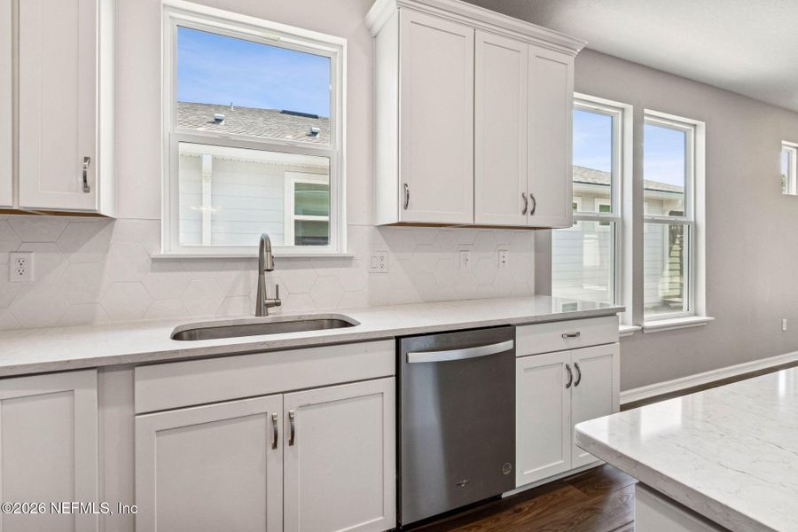 Furnished interior view inside a new home in Del Webb Wildlight, Wildlight (Image 10).