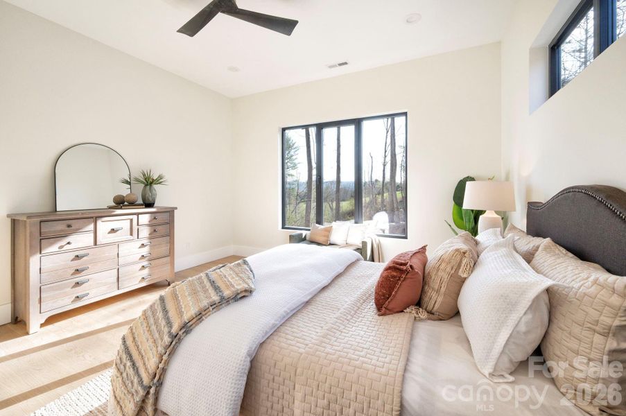 Furnished interior view inside a new home in , Weaverville (Image 26).