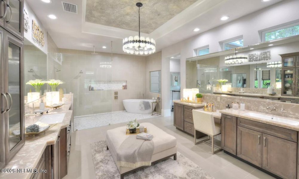 Furnished interior view inside a new home in , Fruit Cove (Image 3).