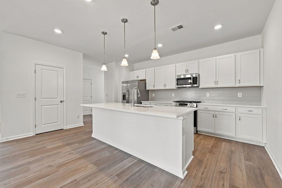 Furnished interior view inside a new home in The Oaks, Clarksville (Image 5).