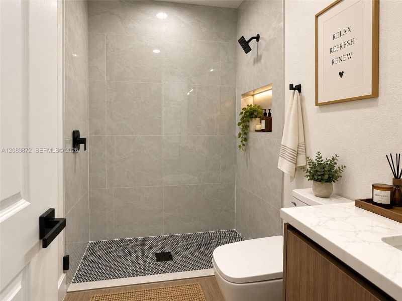 Furnished interior view inside a new home in , Cape Coral (Image 12).