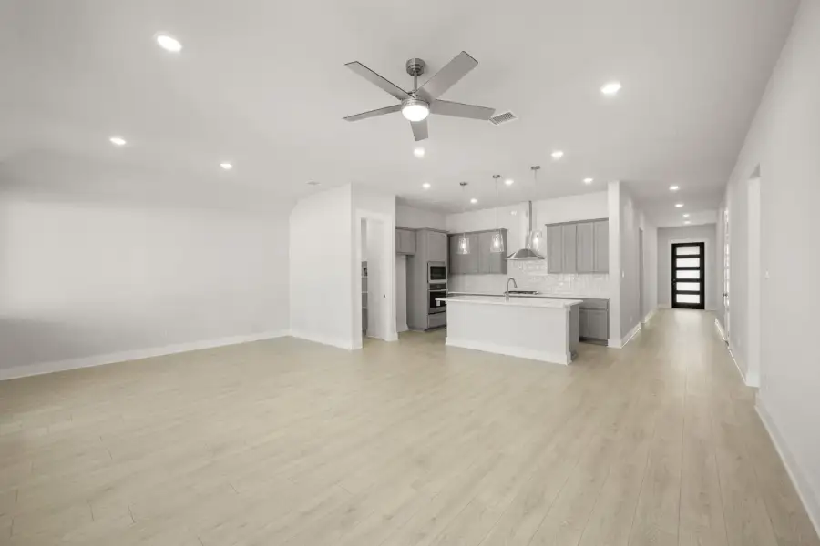 Representative unfurnished interior of a home built from the Liberty by Rockwell Homes in Wildflower Ranch, Justin (Image 17).