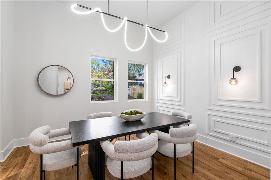 Furnished interior view inside a new home in , Atlanta (Image 3). Furnished interior view inside a new home in , Atlanta (Image 3).