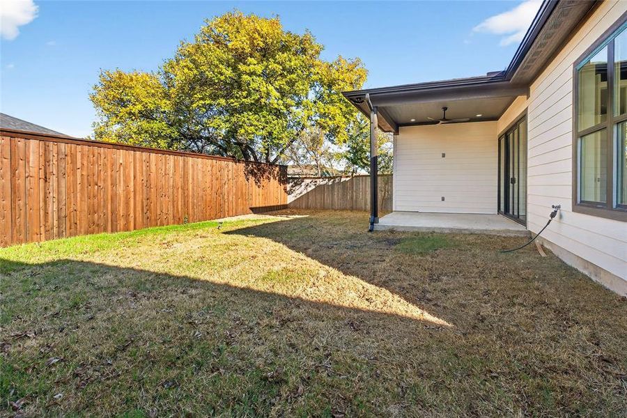 Exterior details and patio area of a home in , Dallas (Image 29). Exterior details and patio area of a home in , Dallas (Image 29).