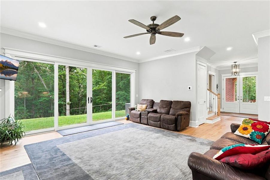 Furnished interior view inside a new home in , Dawsonville (Image 39).