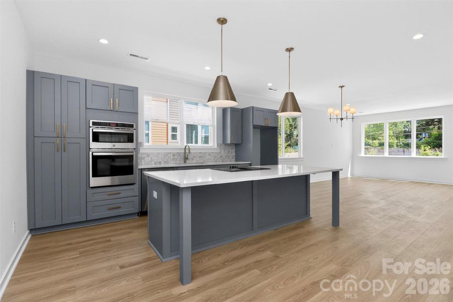 Furnished interior view inside a new home in , Charlotte (Image 11).