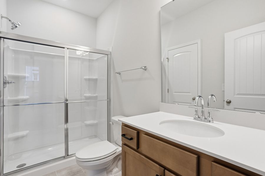 Furnished interior view inside a new home in Renaissance at White Oak, Garner (Image 16).