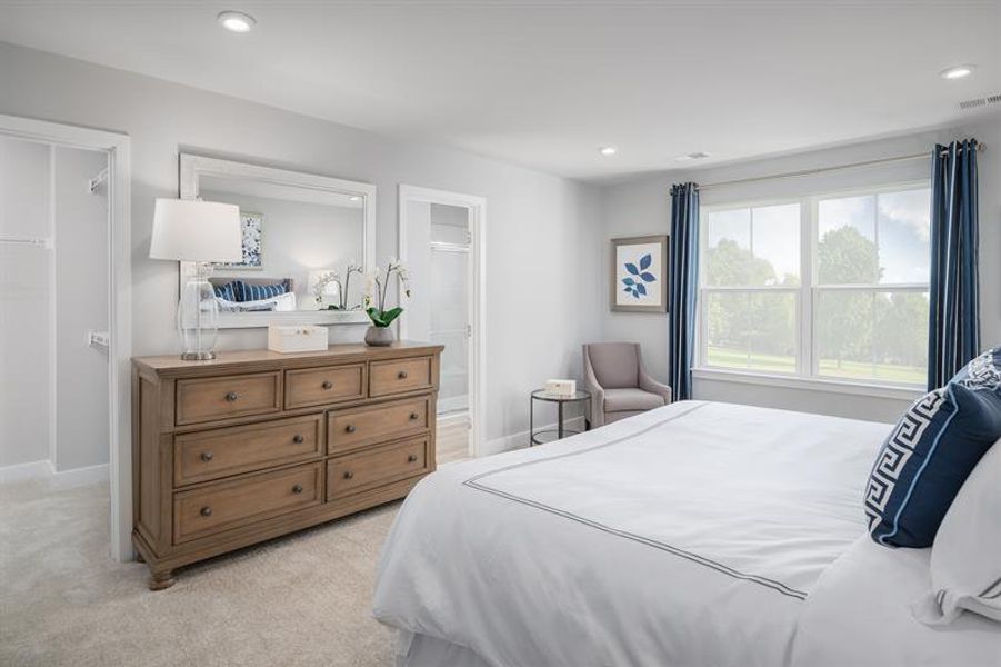 Representative furnished interior of a home built from the Odessa by Ryan Homes in Crescent Cove, Summerville (Image 17).