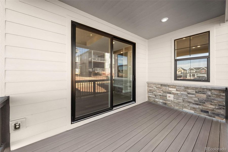 Exterior details and patio area of a home in , Littleton (Image 3).