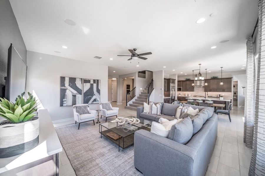 Furnished interior view inside a new home in Allen Ranches, Litchfield Park (Image 16).