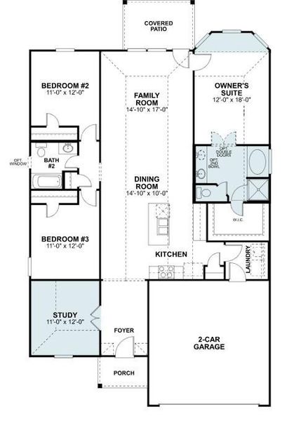 2D floor plan layout of this home in Sorella, Tomball, TX (Image 4). 2D floor plan layout of this home in Sorella, Tomball, TX (Image 4).