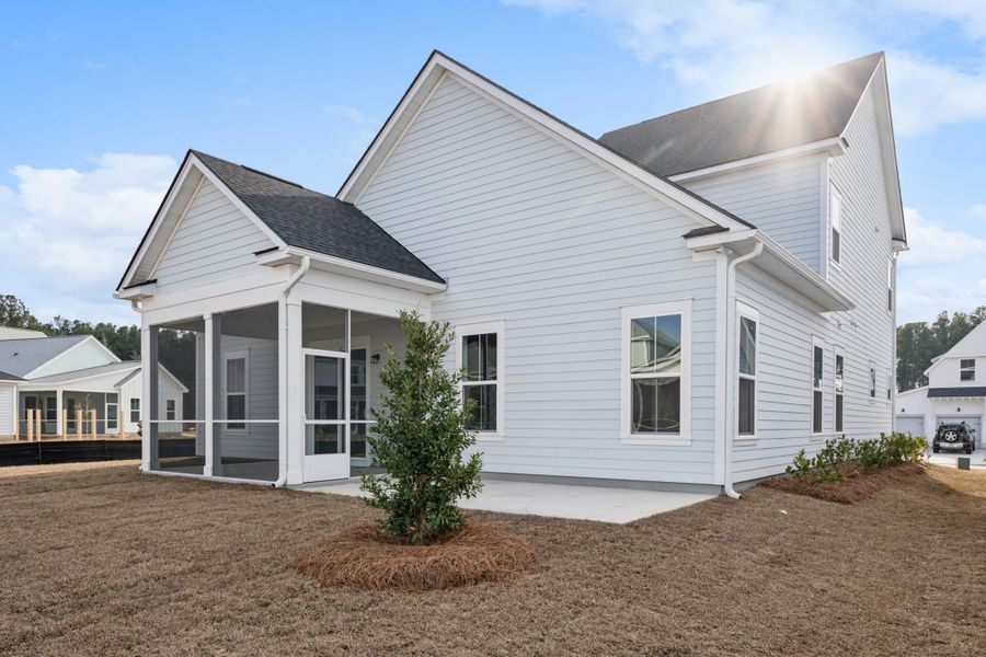Exterior details and patio area of a home in Nexton, Summerville (Image 3).