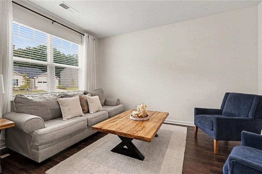 Furnished interior view inside a new home in Preserve at Dove Creek, Statham (Image 23).