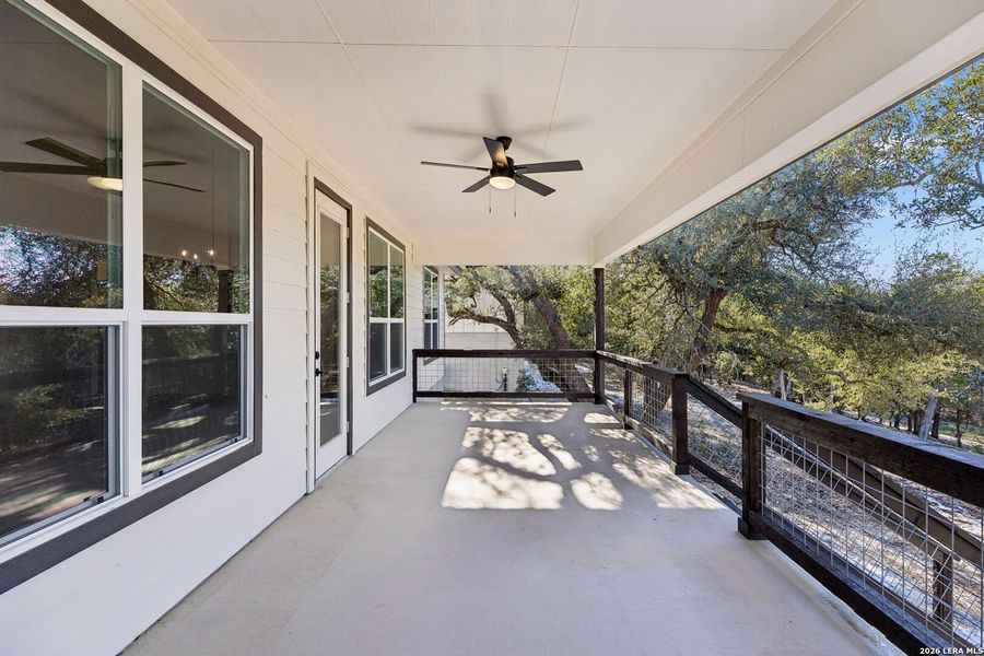 Exterior details and patio area of a home in , Fischer (Image 28).