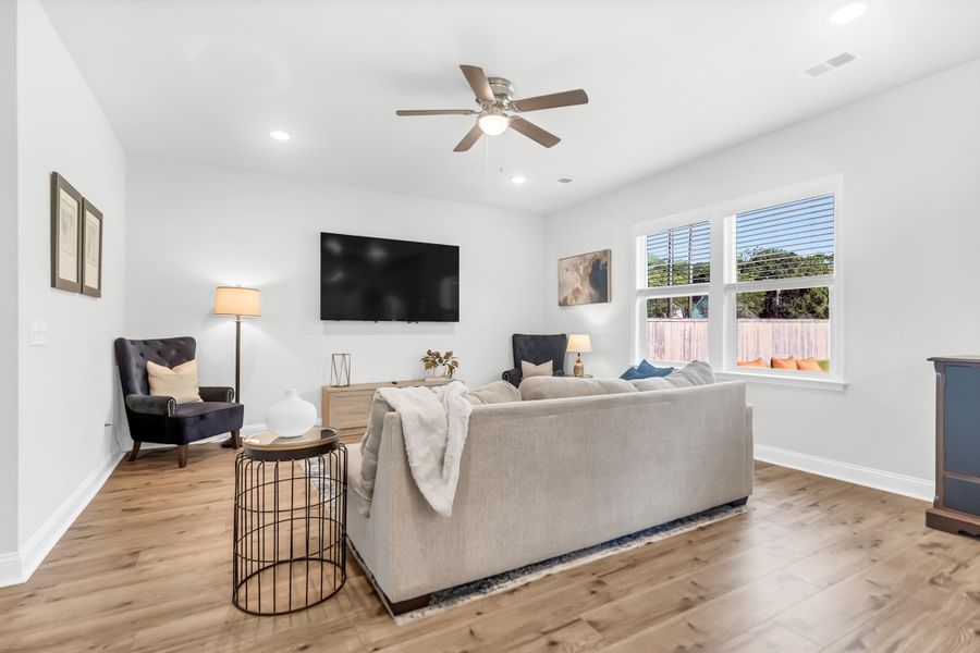 Furnished interior view inside a new home in Sea Island Preserve, Johns Island (Image 15).