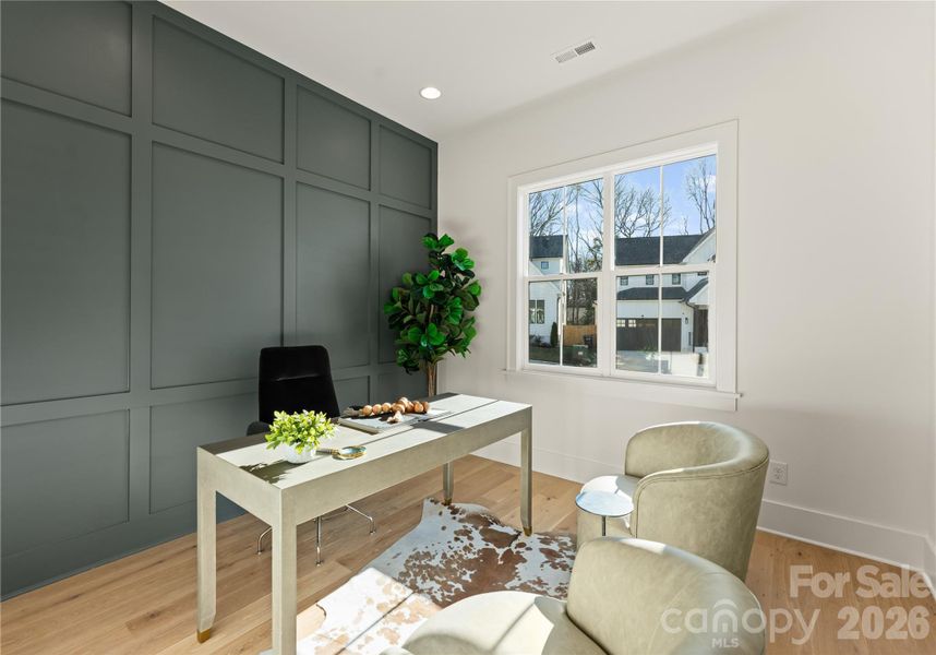 Furnished interior view inside a new home in , Charlotte (Image 14). Furnished interior view inside a new home in , Charlotte (Image 14).