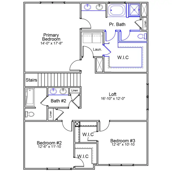2D floor plan layout of this home in Six Oaks, Summerville, SC (Image 3). 2D floor plan layout of this home in Six Oaks, Summerville, SC (Image 3).