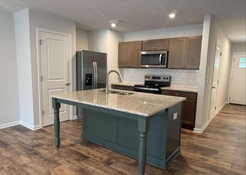 Furnished interior view inside a new home in Silver Leaf, Dawsonville (Image 4).