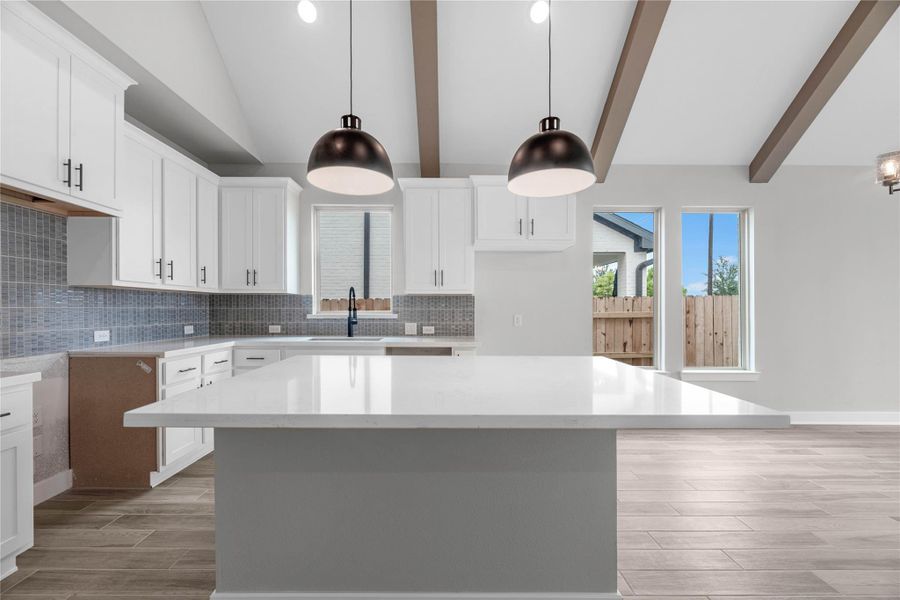 Furnished interior view inside a new home in Elyson - 40', Katy (Image 6). Furnished interior view inside a new home in Elyson - 40', Katy (Image 6).