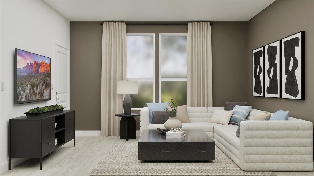 Furnished interior view inside a new home in Pleasant Hill, Bryan (Image 4).