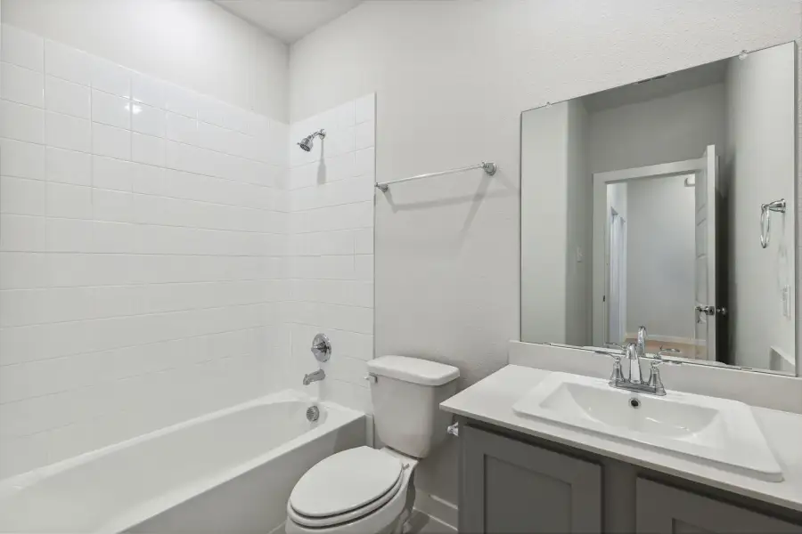 Bathroom in the Ash home plan by Trophy Signature Homes – REPRESENTATIVE PHOTO Bathroom in the Ash home plan by Trophy Signature Homes – REPRESENTATIVE PHOTO
