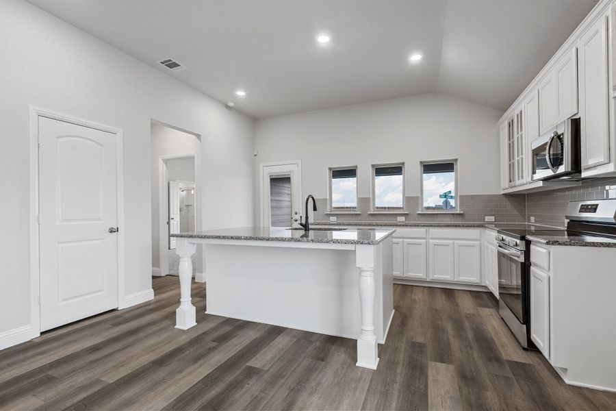 Representative furnished interior of a home built from the Devin by Cheldan Homes in Sunset Ridge, Keene (Image 10). Representative furnished interior of a home built from the Devin by Cheldan Homes in Sunset Ridge, Keene (Image 10).