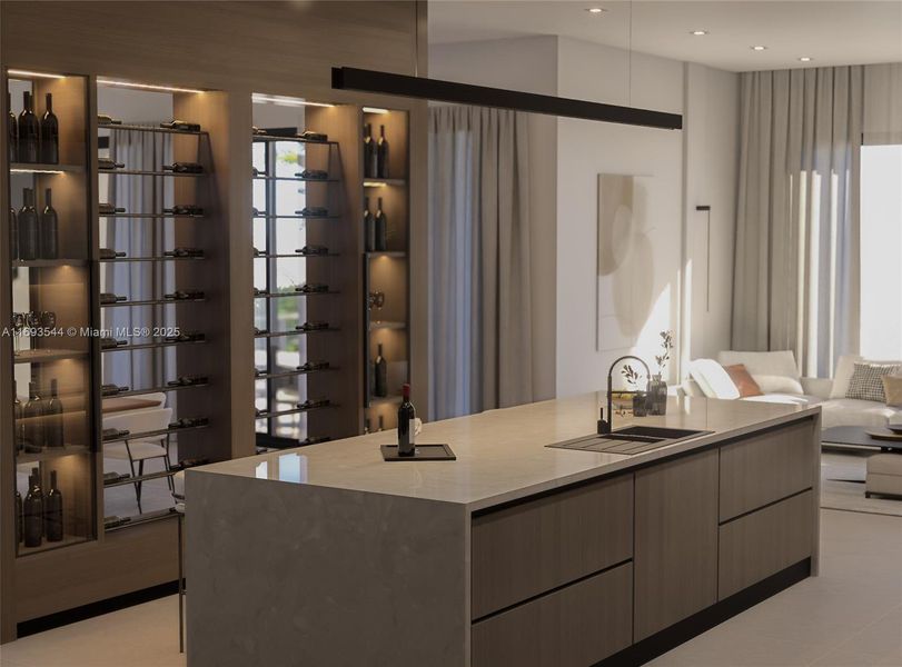 Furnished interior view inside a new home in , North Miami (Image 3).