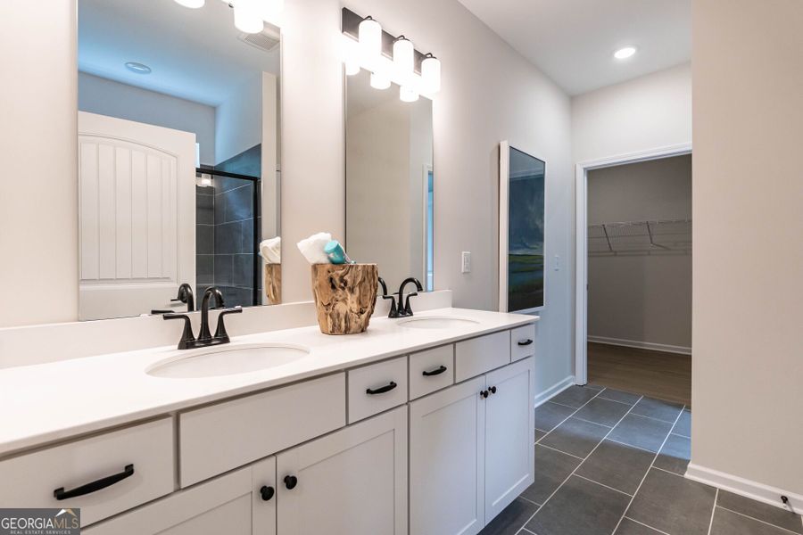 Furnished interior view inside a new home in Cobblestone Crossing Commons, Byron (Image 16).