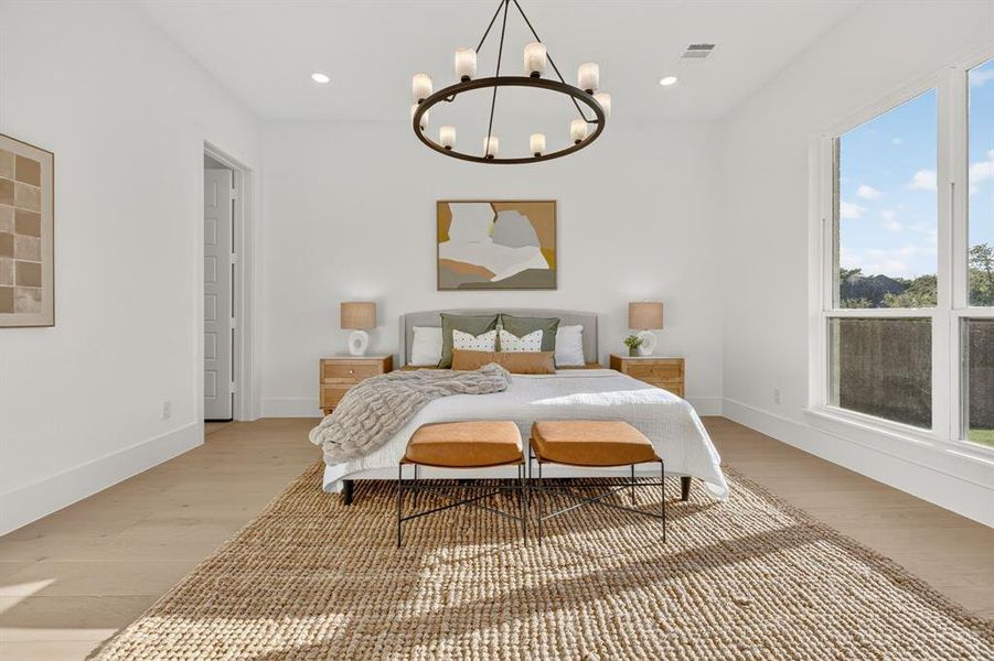 Furnished interior view inside a new home in The Grove, Fort Worth (Image 7).