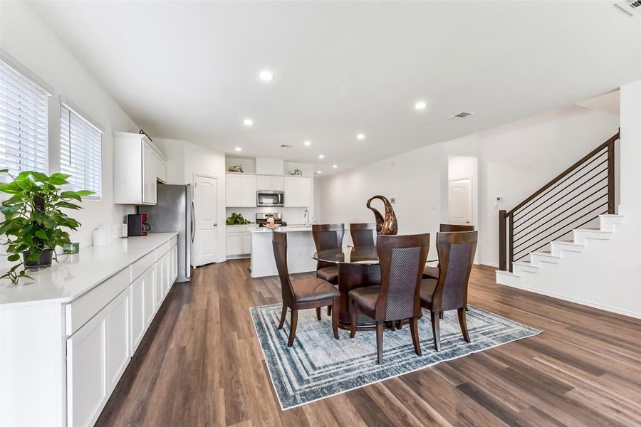 Furnished interior view inside a new home in Sunterra, Katy (Image 29). Furnished interior view inside a new home in Sunterra, Katy (Image 29).