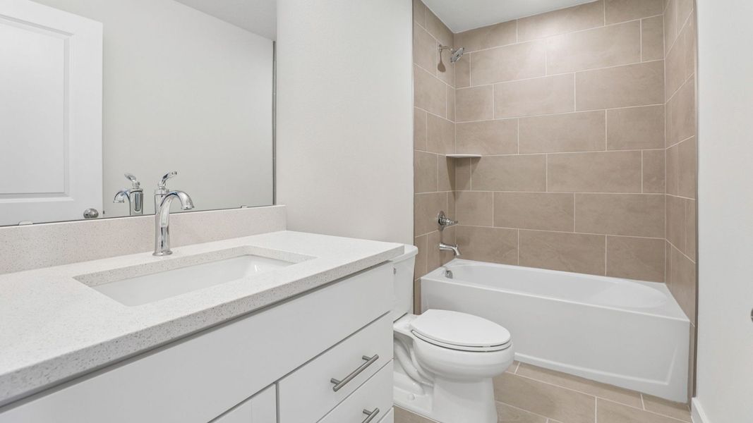 Furnished interior view inside a new home in Cyrene at Harmony, St. Cloud (Image 33).