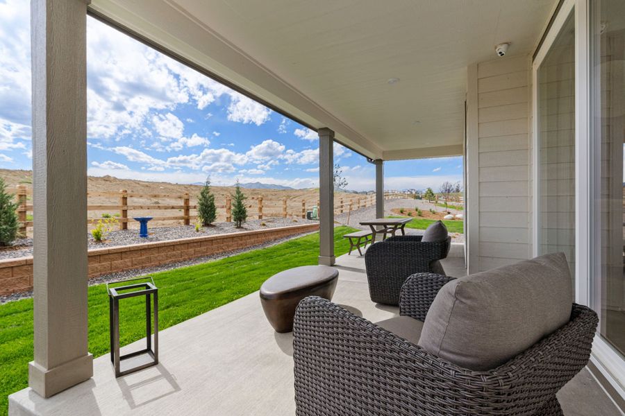 Representative furnished interior of a home built from the Fairmount | A Multi-Gen Home by Taylor Morrison in Trailstone City Collection, Arvada (Image 34).