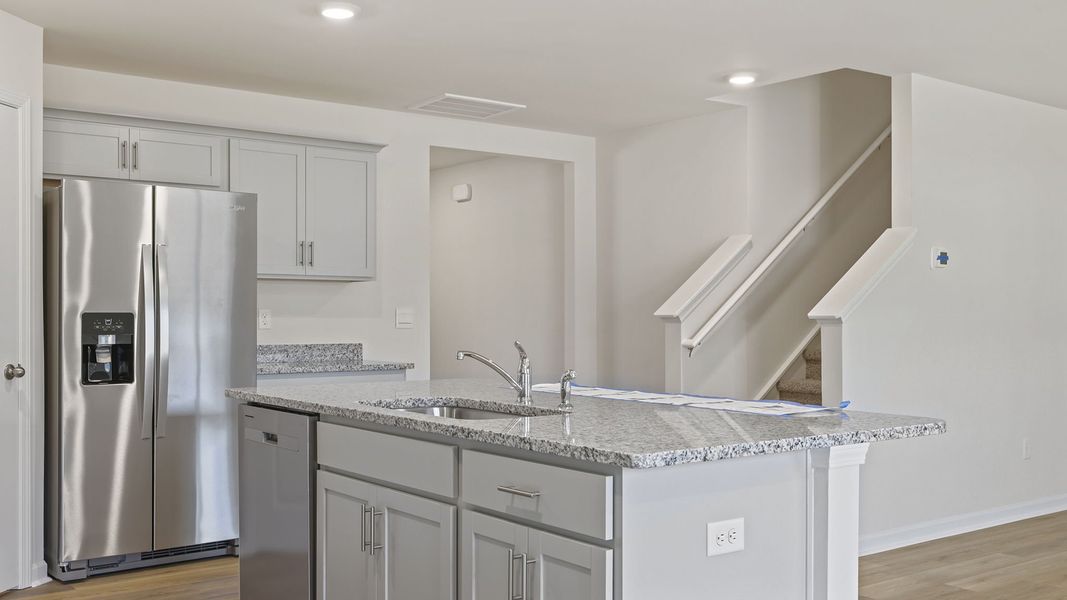 Furnished interior view inside a new home in Bentley Park, Greenwood (Image 9). Furnished interior view inside a new home in Bentley Park, Greenwood (Image 9).