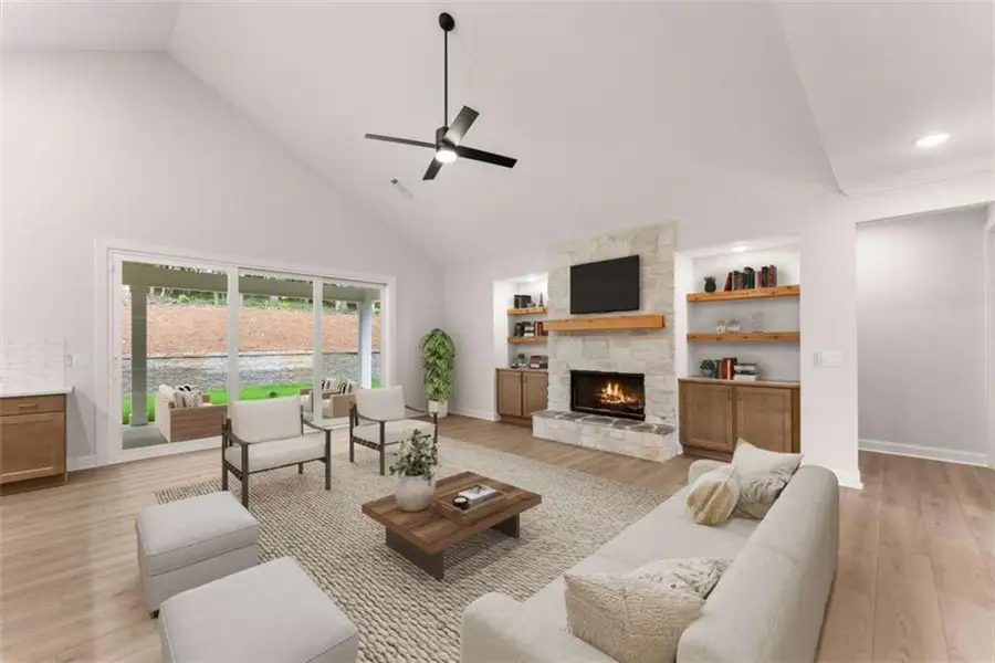 Furnished interior view inside a new home in , Clarkesville (Image 17).