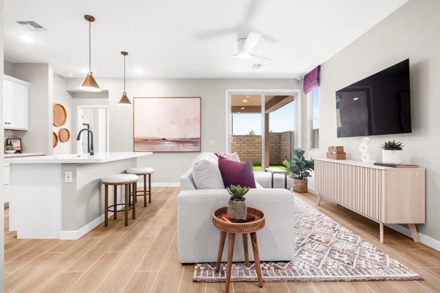 Great Room | Terraza | Mira Vista at Victory in Buckeye, AZ by Landsea Homes