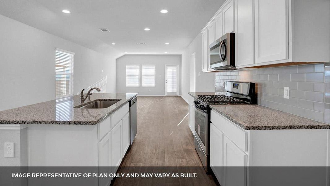 Furnished interior view inside a new home in Southgrove, Kyle (Image 9).