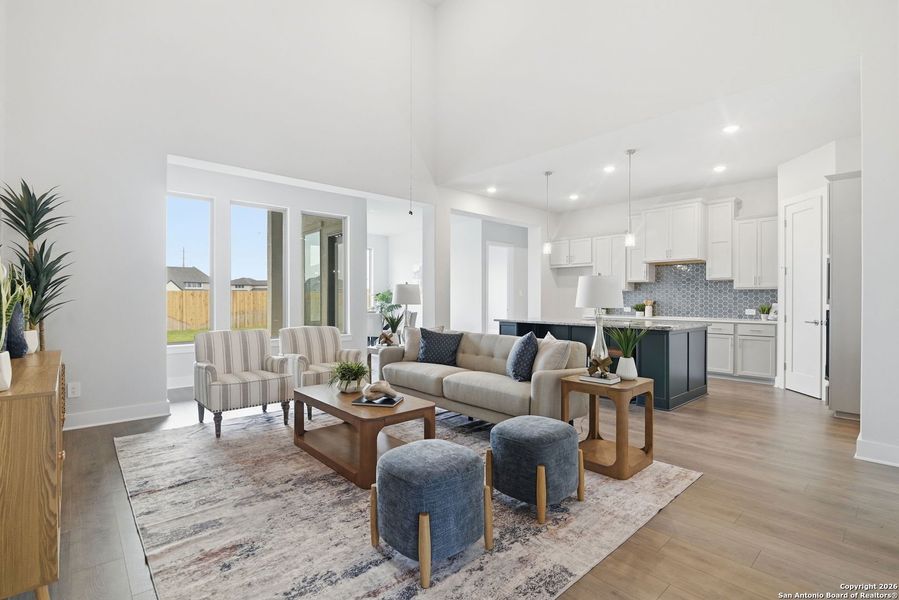 Furnished interior view inside a new home in Haby Hill 60s, San Antonio (Image 13).