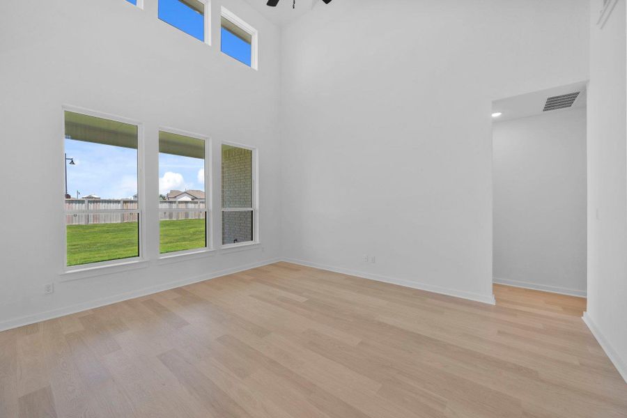 Family Room with soaring ceiling Family Room with soaring ceiling