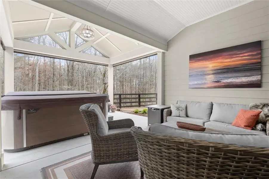 Exterior details and patio area of a home in , Woodstock (Image 28).