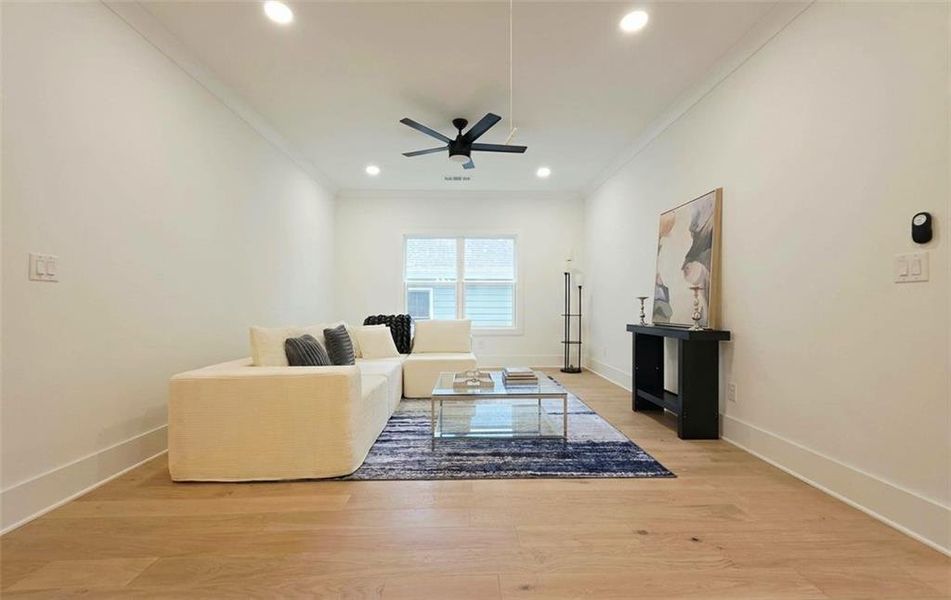Furnished interior view inside a new home in , Atlanta (Image 8).