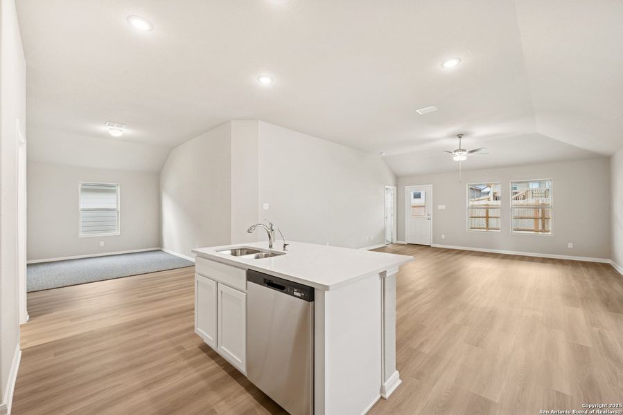 Furnished interior view inside a new home in Greenspoint Heights, Seguin (Image 9).