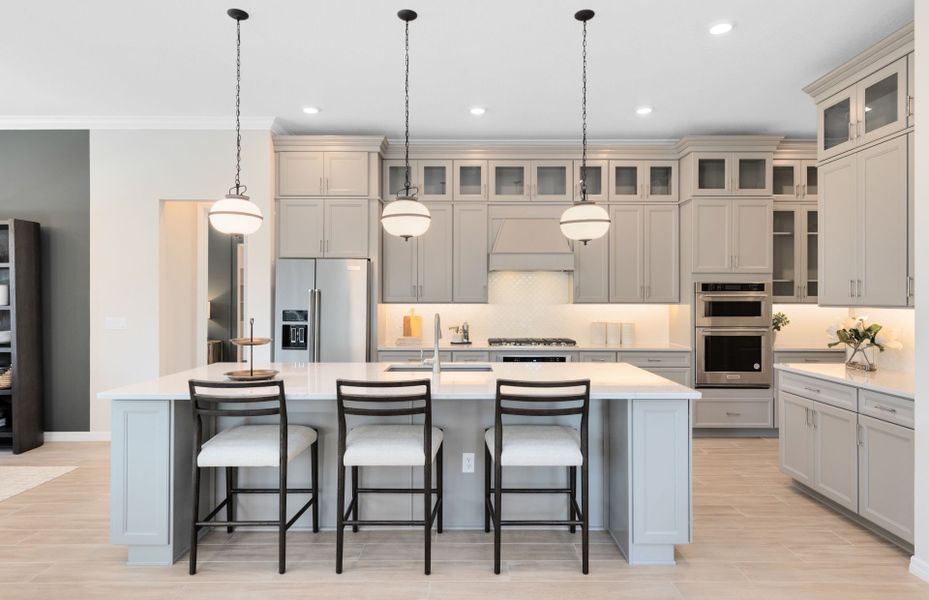 Representative furnished interior of a home built from the Renown by Del Webb in Del Webb Twin Lakes, St. Cloud (Image 31).