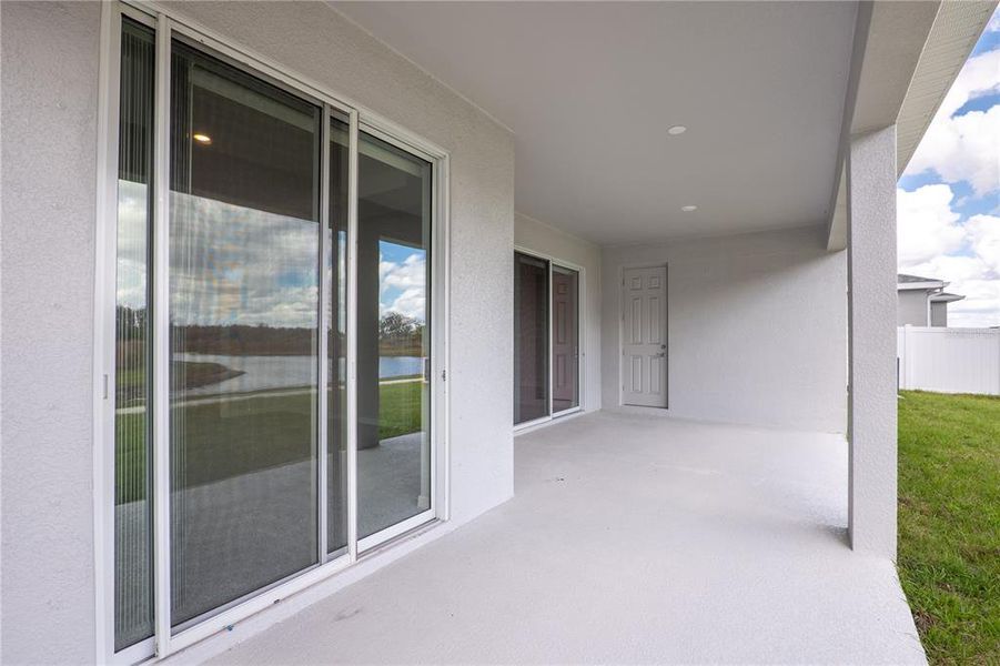 Exterior details and patio area of a home in Cypress Ridge Ranch, Wimauma (Image 2).