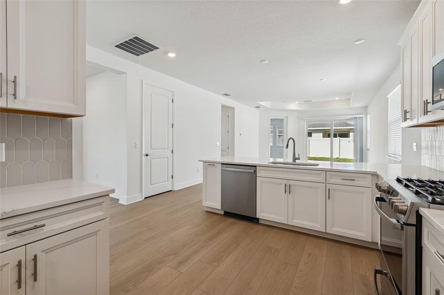 Furnished interior view inside a new home in SeaFlower, Bradenton (Image 4). Furnished interior view inside a new home in SeaFlower, Bradenton (Image 4).