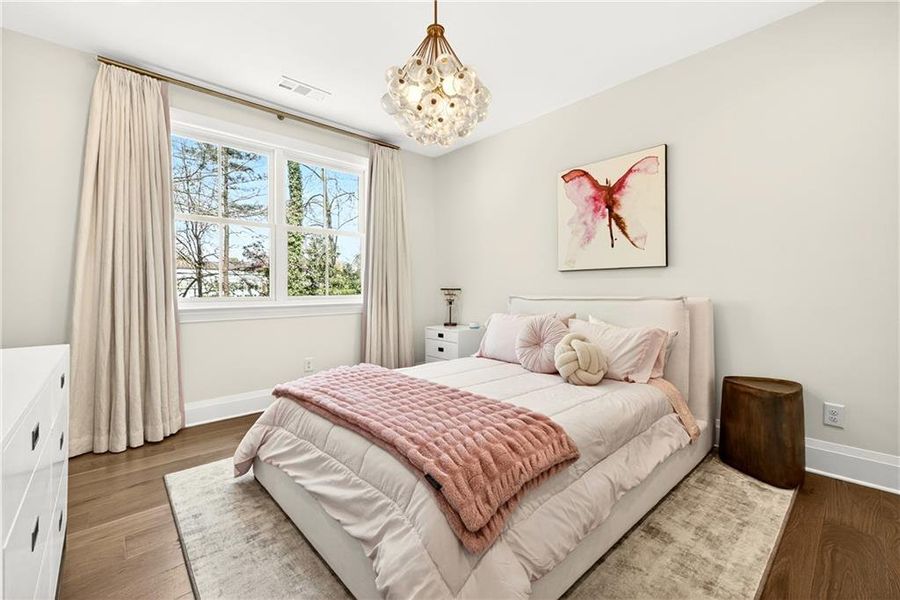 Furnished interior view inside a new home in , Atlanta (Image 10).