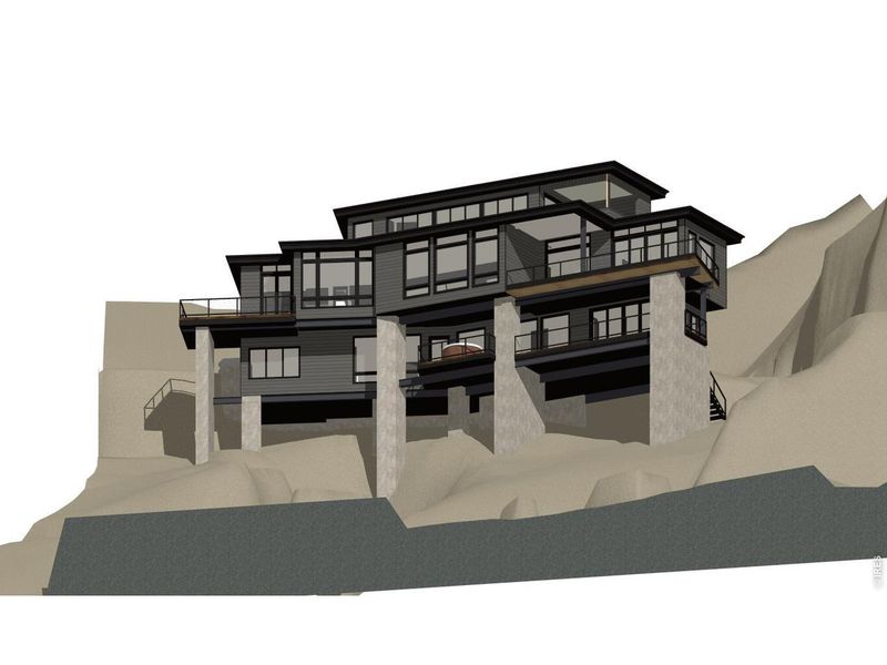 Exterior rendering of this home design in , Estes Park, CO (Image 7).