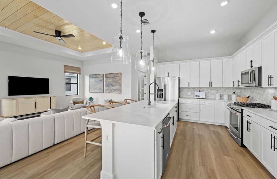 Chef's kitchen in our 55+ active adult community Chef's kitchen in our 55+ active adult community